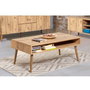 Hanah Home Viva - 200 Mesa de centro de 2 niveles en Pino Atlántico